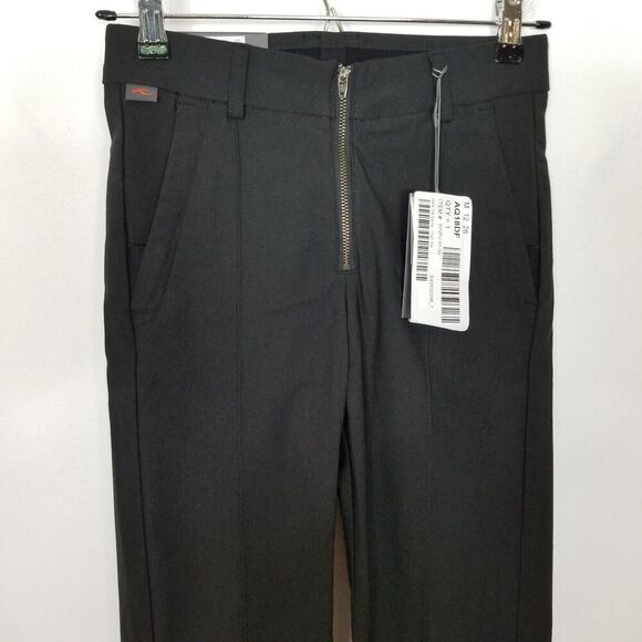 KJUS Women Ikala 7/8 Pants Sz 2XS Black High Rise Stretch Athletic Golf Outdoor - Picture 2 of 9